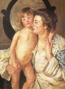 Mary Cassatt Mother and Son Sweden oil painting artist